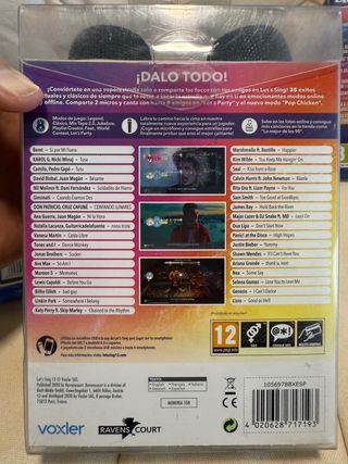 LOTE FIESTA PS4 PS5 LET’S SING + JUST DANCE PRECIN