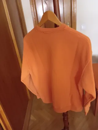 Sudadera Pull&Bear naranja talla S