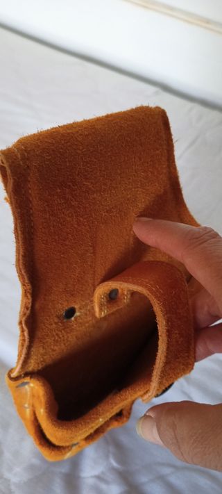 Bolso portaherramientas de cuero