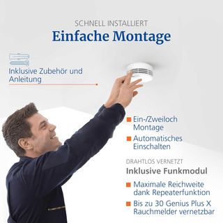 Hekatron Genius Plus X – Detector de humo