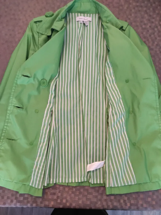 Chaqueta ZARA Verde Talla M