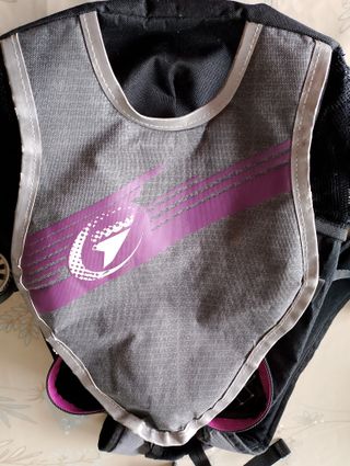 Mochila Patines Línea Gris/Negro