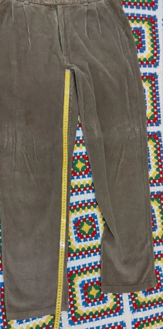 Pantaloni uomo velluto a coste taglia 54