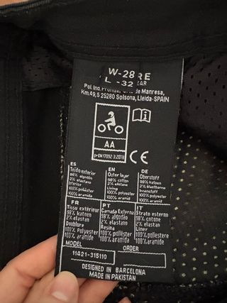 Pantalón chica Armure Kevlar Moto