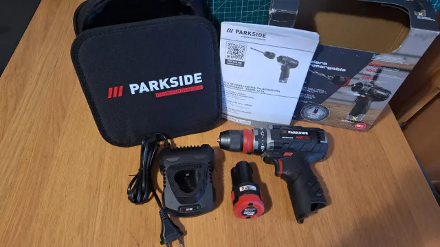 Taladro Atornillador Parkside 12V