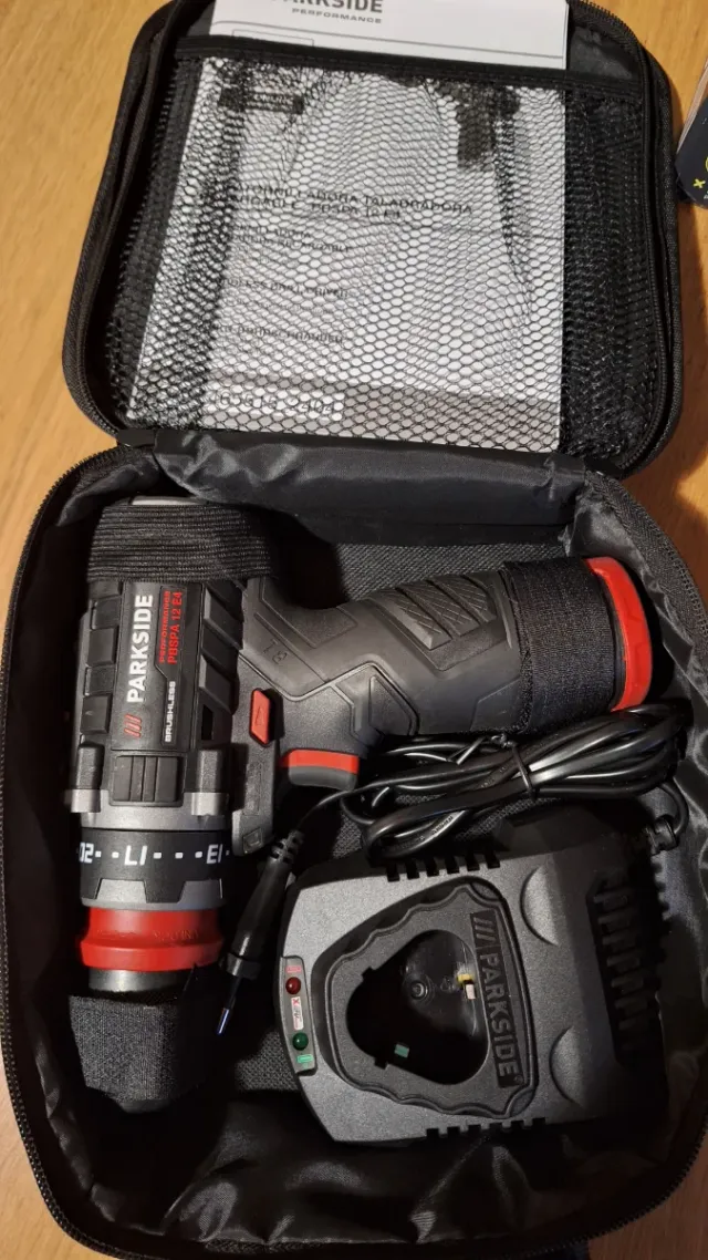 Taladro Atornillador Parkside 12V