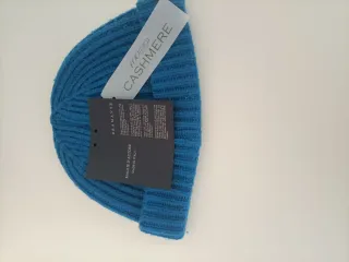 Cappellino Bramante 100% Cashmere Blu