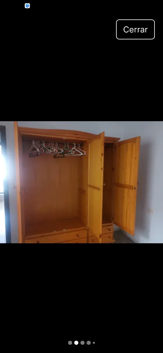 Oferta hasta diciembre Armario de pino con espejo