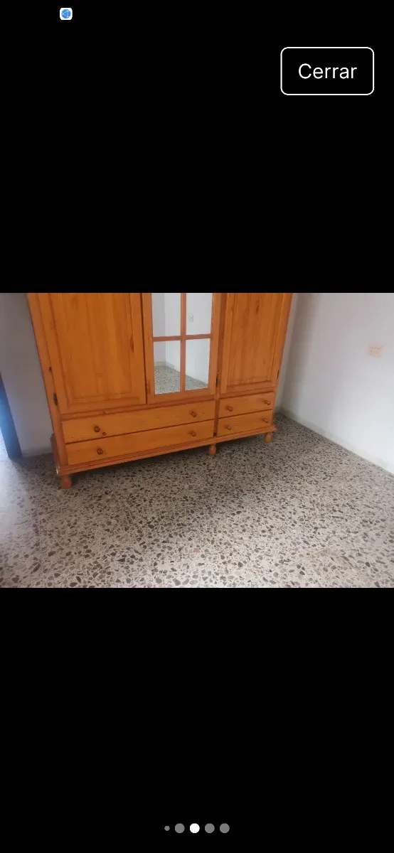 Oferta hasta diciembre Armario de pino con espejo