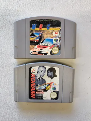 Cartucce Nintendo 64: MRC e Soccer 98