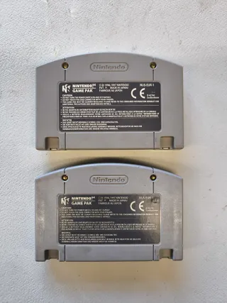 Cartucce Nintendo 64: MRC e Soccer 98