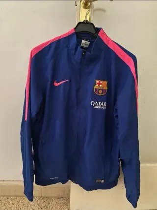 Chaqueta Nike FC Barcelona Azul y Rosa