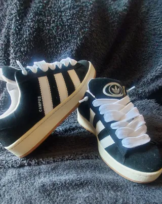 Zapatillas Adidas Campus Negras Talla 38.5