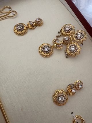 Aderezo Fallera Niña Dorado