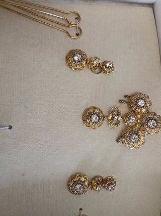 Aderezo Fallera Niña Dorado