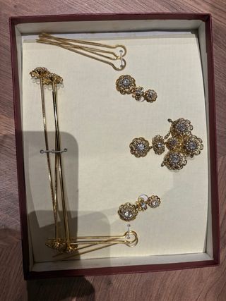 Aderezo Fallera Niña Dorado