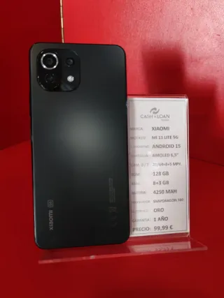 Xiaomi Mi 11 Lite 5G 128GB Nero