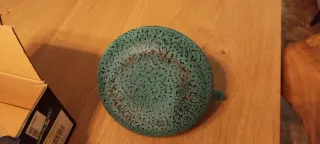 Tetera de hierro fundido verde