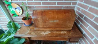 Máquina de coser antigua Singer