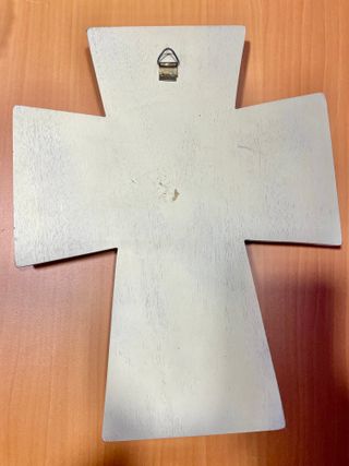 Cruz Antigua Coleccionista Madera y Bronce