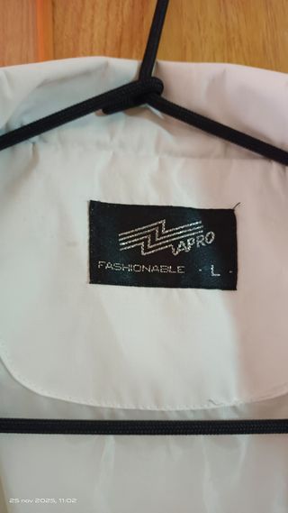 Cazadora ZARPO Blanca Talla L