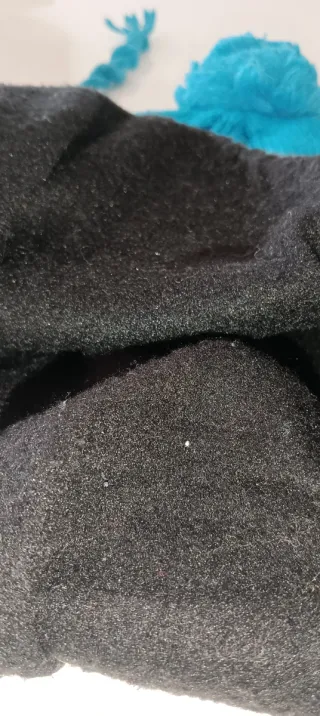 Gorro invierno con orejas azul y blanco