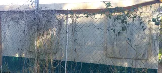 Carpa de aluminio y lona desmontable