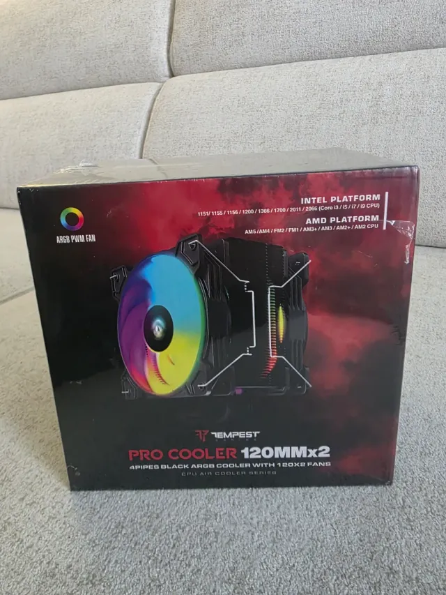 Tempest Pro Cooler 120mmx2 ARGB PWM