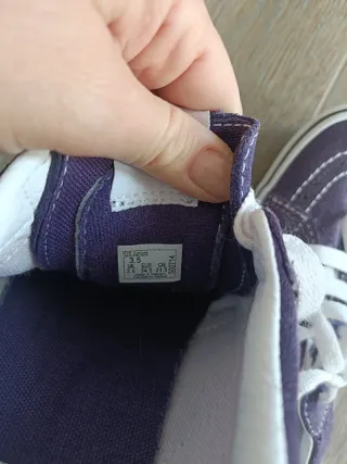 Scarpe Vans Viola e Bianche