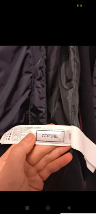 Abrigo largo lana negro mujer