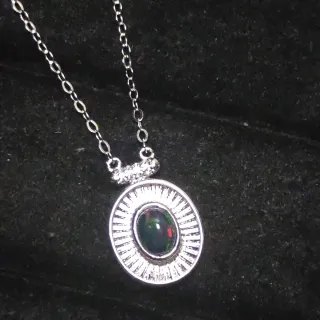 Collar Plata Ópalo Natural