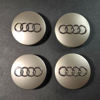 TAPABUJES AUDI 60mm GRIS - EMBLEMA LLANTAS AUDI