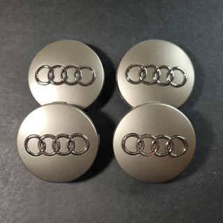 TAPABUJES AUDI 60mm GRIS - EMBLEMA LLANTAS AUDI