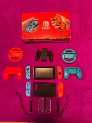 Nintendo Switch Azul y Naranja