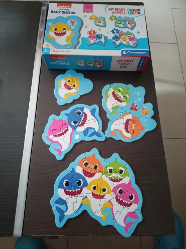 Puzzles Baby Shark Clementoni 4 Piezas