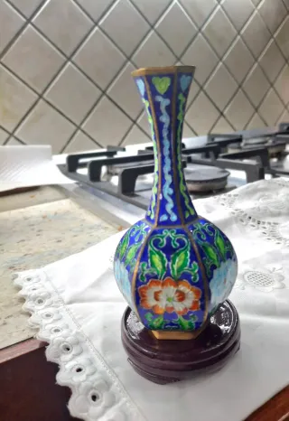 Vaso Cloisonné Vintage