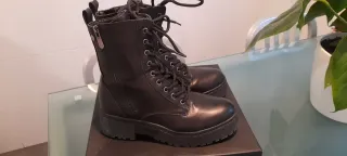 Botas militares negras talla 39