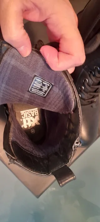 Botas militares negras talla 39