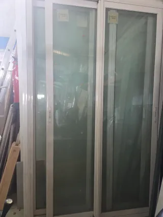 Balconeras correderas aluminio blanco