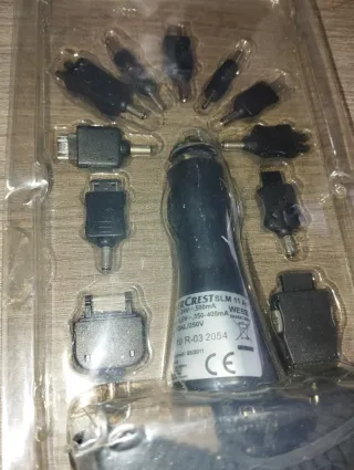 Cargador Coche Silver Crest con conector