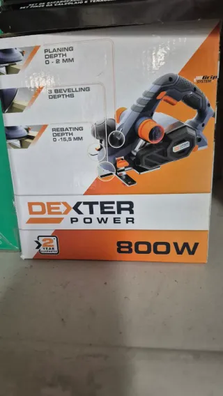 Cepillo Eléctrico Dexter Power 800W