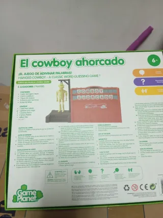 El Cowboy Ahorcado Juego de Mesa