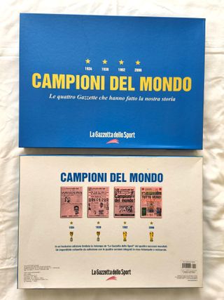 Cofanetto Campioni del Mondo La Gazzetta