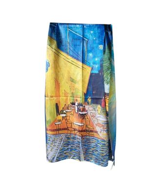 Pañuelo Silk Feeling "terraza de café por la noche