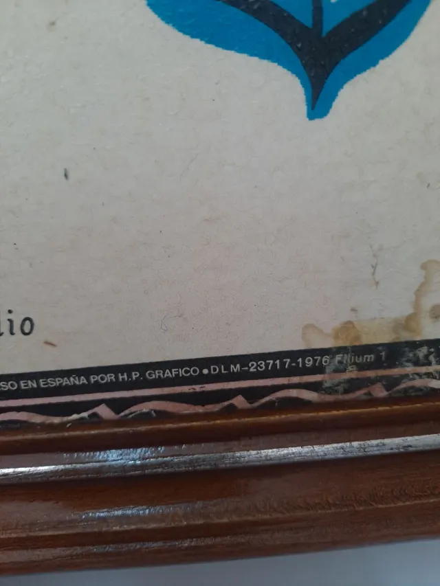 Quadro antico colle Los Niños Aprenden Lo Que Vive