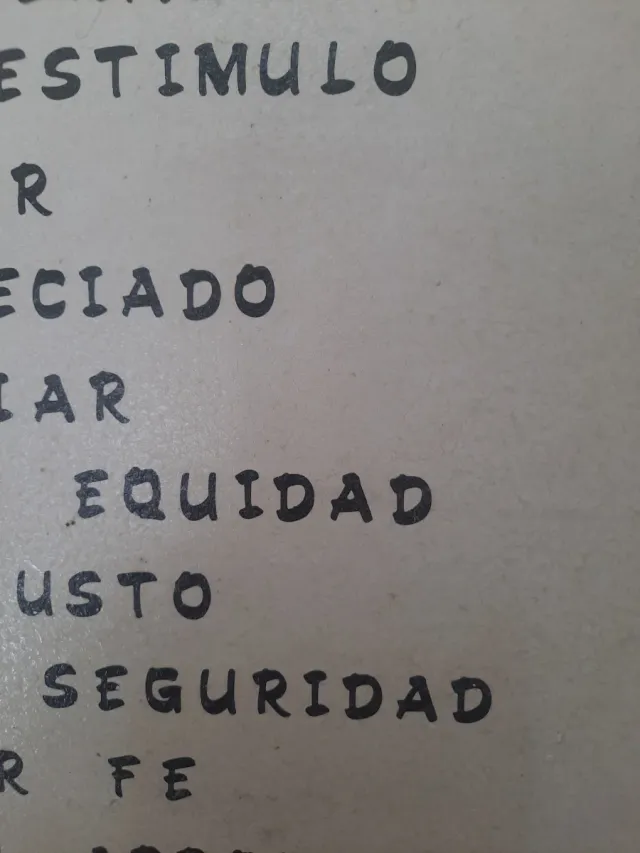 Quadro antico colle Los Niños Aprenden Lo Que Vive