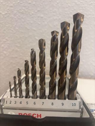 Juego Brocas Bosch HSS-CO DIN 338