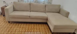 Sofá Chaise Longue Vinson Banak Beige