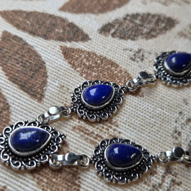 Collar Plata 925 con Lapislázuli