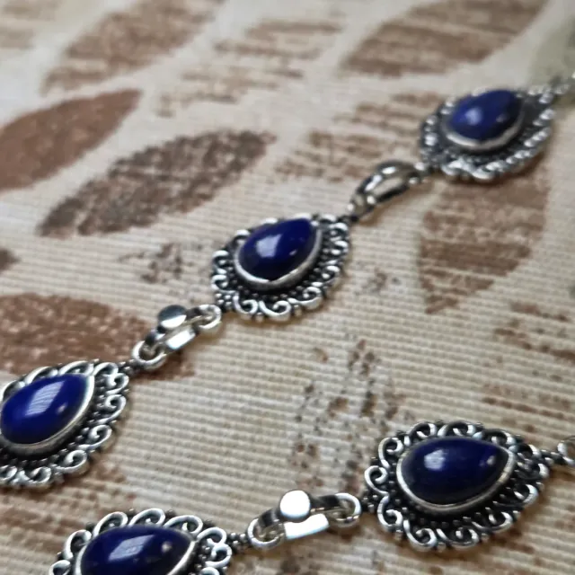 Collar Plata 925 con Lapislázuli